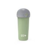 Sticla de plastic cu pai Nava 380ml verde FitLine Training