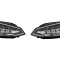 Set faruri tuning VW GOLF VII (5K), 10.2012-2017, LED; manual; negru, transparent; TUNING; LED,