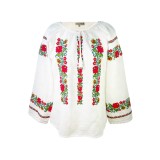 Bluza casual dama RFN 2, Dacali, marime S, alb/verde