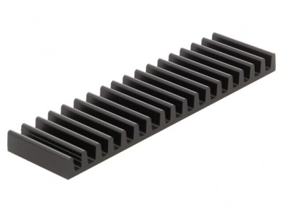 Radiator Aluminiu Anodizat 37.5x140x10mm foto