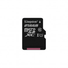 Card Kingston microSDXC Canvas Select 80R 256GB Clasa 10 UHS-I U1 80 Mbs foto