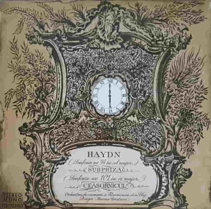 Disc vinil, LP. Simfonia Nr. 94 In Sol Major (&bdquo;Supriza&ldquo;). Simfonia Nr. 101 In Re Major (&bdquo;Ceasornicul-245546