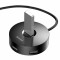 Hub USB Baseus Round, 1 x USB-A 3.0 - 3 x USB-A, 1m, Negru CAHUB-U01