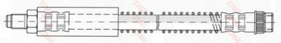 Conducta / cablu frana RENAULT CLIO III (BR0/1, CR0/1) (2005 - 2012) TRW PHB449 foto