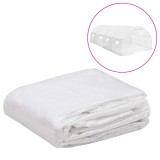 vidaXL Copertină de rezervă pentru seră (18 m&sup2;), transparent, 3x6x2 m 316437