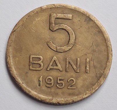 Romania, 5 Bani 1952 foto