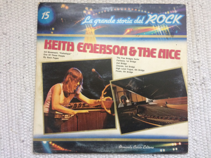 Keith Emerson The Nice disc vinyl lp muzica rock la grande storia del rock VG+