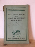 Ed. Benzecri - Essai Sur La Nature et la Portee de l&#039;Attitude Metaphysique