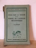 Ed. Benzecri - Essai Sur La Nature et la Portee de l&#039;Attitude Metaphysique