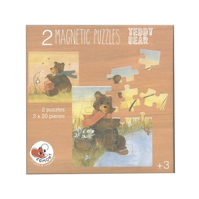 Set 2 puzzle-uri magnetice Ursuletul de plus, Egmont Toys foto