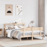 Cumpara ieftin Cadru de pat fără saltea, 120x200 cm, lemn masiv pin
