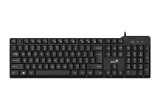 TASTATURA GENIUS USB, 105 taste, negru, &quot;KB-100X&quot; &quot;31310049400&quot; (timbru verde 0.8 lei)