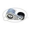 GATES T38516 FleetRunner&trade; Intinzator curea, curea distributie