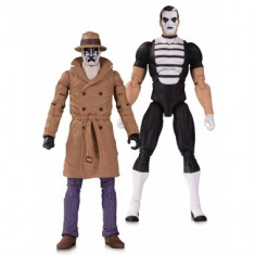 Doomsday Clock Action Figure 2-Pack Rorschach &amp;amp; Mime 18 cm foto