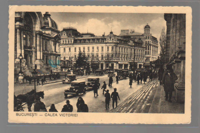 CPIB 20932 CARTE POSTALA - BUCURESTI. CALEA VICTORIEI, ED LIBRARIEI SOCEC, 1936 foto