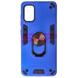 Husa Armor Ring Samsung Galaxy A41, TPU+PC, Albastru Electric, Protectie Socuri