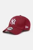 New Era șapcă culoarea bordo, melanj, NEW YORK YANKEES 60348848.MRNWHI-MRNWHI