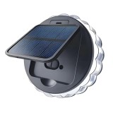 Lampa solara, cu panou reglabil, prindere de perete, rezistenta la apa, cu 3 moduri de iluminare, negru