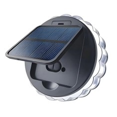 Lampa solara, cu panou reglabil, prindere de perete, rezistenta la apa, cu 3 moduri de iluminare, negru