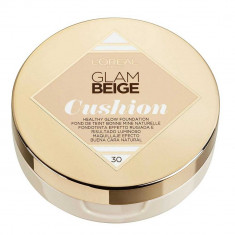 Fond de ten L Oreal Paris Glam Beige Cushion, 30 Medium Light, 14.6 g foto