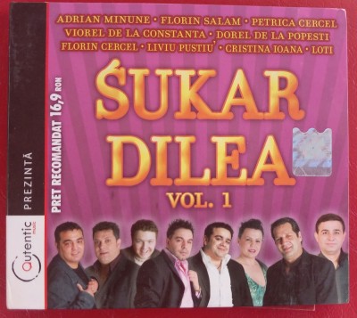 CD ORIGINAL - MANELE - SUKAR DILEA - VOL. 1 - ADRIAN MINUTE, FLORIN SALAM SI ALTII foto