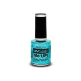 Lac de unghii cu sclipici, stralucitor in lumina UV, Glitter Me Up! UV, A40 Ice Blue, Paint Glow