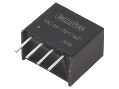 Convertor DC/DC 2W 4.5-5.5V la 12V 167mA SIP4 foto