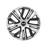 Set 4 Capace Roti 15 inchi (R15) Raven Gri-Negru, Compatibile Cu Jeep, Autohelix MSA