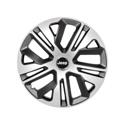 Set 4 Capace Roti 15 inchi (R15) Raven Gri-Negru, Compatibile Cu Jeep foto
