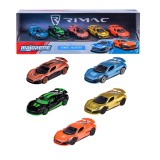 MAJORETTE SET 5 MASINUTE METALICE RIMAC NEVERA 7.5CM