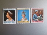 JERSEY SERIE REGINA MNH=107, Nestampilat