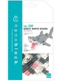 Bandai Nanoblock Animal White Shark Building Block (nbc332)