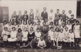 HST P122 Poza elevi și &icirc;nvățător Rom&acirc;nia 1928