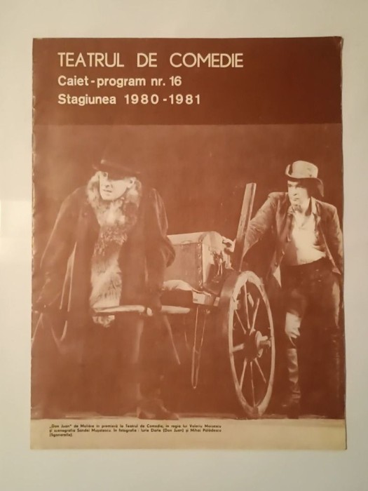 Teatrul de Comedie: caiet-program nr. 16, stagiunea 1980-1981