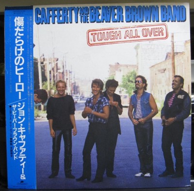 Vinil LP # &amp;quot;Japan Press&amp;quot; John Cafferty And The Beaver Brown Band &amp;lrm;&amp;ndash; Tough All Over (VG++) foto