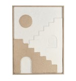 Cumpara ieftin Tablou decorativ canvas abstract Drew 60x3x80h