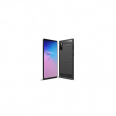 Husa Compatibila cu Samsung Galaxy Note 10 - iberry Carbon Negru