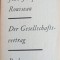 DER GESELLSCHAFTS - VERTRAG-JEAN JACQUES ROUSSEAU-243515