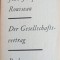 DER GESELLSCHAFTS - VERTRAG-JEAN JACQUES ROUSSEAU