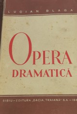 OPERA DRAMATICA- LUCIAN BLAGA, 1942