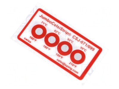 Indicator de Temperatură 23x45mm 71&amp;deg;C-99&amp;deg;C foto
