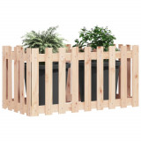 Pat &icirc;naltat gradina design gard 100x50x50 cm lemn de pin tratat GartenMobel Dekor, vidaXL