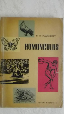 N. N. Plavilscikov - Homunculus. Schite din istoria biologiei foto