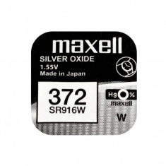 Baterie ceas Maxell SR916W V372 1.55V, oxid de argint, 10buc/cutie