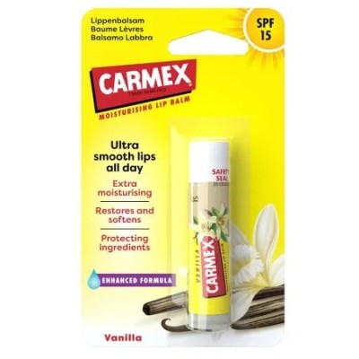 BALSAM BUZE USCATE&amp;amp;CRAPATE SPF15 VANILIE 4.25GR foto