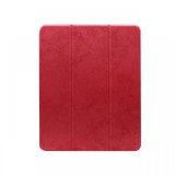 Husa iPad Pro 11 inch Comma Leather Case Red (pencil slot)