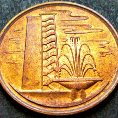 Moneda exotica 1 CENT - SINGAPORE, anul 1981 * cod 1638 = A.UNC