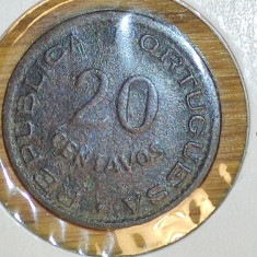 Angola - moneda de colectie comemorativa - 20 centavos 1948 - rara ! in cartonas