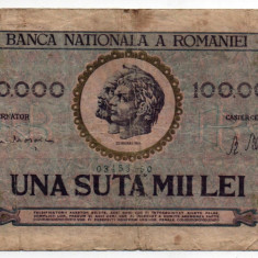 Bancnotă 100.000 lei - Republica Socialistă România, 1947