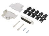 Conector D-Sub 25-Pin Tată Unghi 45&deg; Lipire Gold Flash